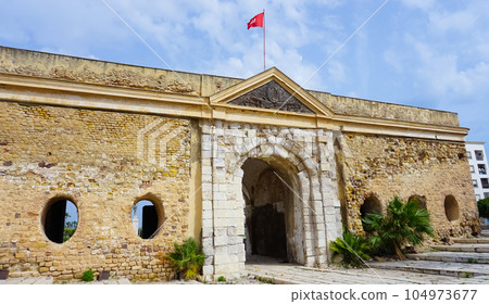 Old fort at La Goulette, Tunisia, north Africa Old fort at La Goulette, Tunisia, north Africa 104973677