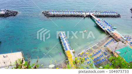 Panoramic view of Sorrento, the Amalfi Coast, Italy 104973733