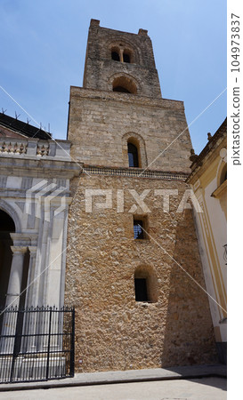 Cathedral Santa Maria Nuova of Monreale near Palermo in Sicily Italy. 104973837
