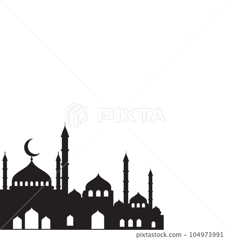 Muslim abstract greeting banners. Islamic icon Muslim abstract greeting banners. Islamic icon 104973991
