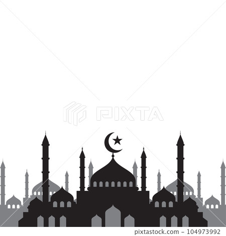 Muslim abstract greeting banners. Islamic icon Muslim abstract greeting banners. Islamic icon 104973992