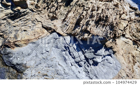 Enlarged view of the fault in Iki, Nagasaki Prefecture Enlarged view of the fault in Iki, Nagasaki Prefecture 104974429