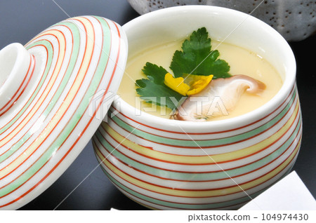 Savory egg custard Savory egg custard 104974430
