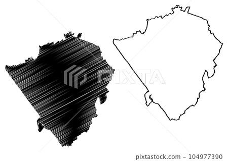 London Borough of Barnet (United Kingdom of Great Britain and Northern Ireland, Ceremonial county and region Greater London, England) map vector illustration, scribble sketch map London Borough of Barnet (United Kingdom of Great Britain and Northern Ireland, Ceremonial county and region Greater London, England) map vector illustration, scribble sketch map 104977390