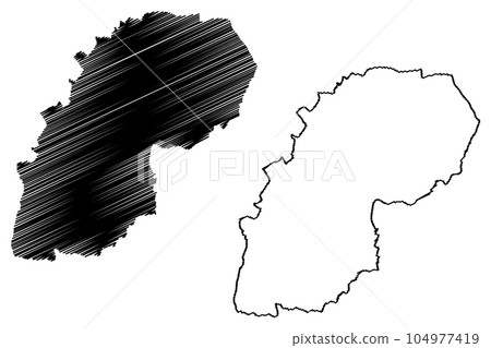 Redditch Non-metropolitan district, Borough (United Kingdom of Great Britain and Northern Ireland, ceremonial county Worcestershire or Worcs, England) map vector illustration, scribble sketch map Redditch Non-metropolitan district, Borough (United Kingdom of Great Britain and Northern Ireland, ceremonial county Worcestershire or Worcs, England) map vector illustration, scribble sketch map 104977419