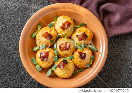 Potato parmesan balls 104977945