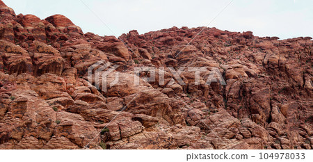 View of red rock canyon national park at nevada,USA. View of red rock canyon national park at nevada,USA. 104978033
