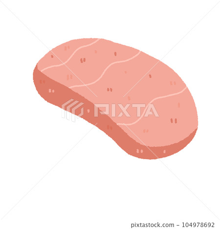Salmon cute animal seafood 104978692