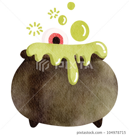 Halloween Magic Pot illustration Halloween Magic Pot illustration 104978715