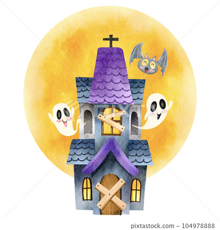Captivating Watercolor Halloween-2 Captivating Watercolor Halloween-2 104978888