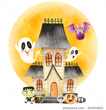 Captivating Watercolor Halloween-5 Captivating Watercolor Halloween-5 104978891