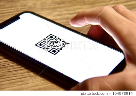 二維碼和無現金支付圖片 104978914
