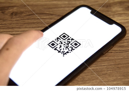 二維碼和無現金支付圖片 二維碼和無現金支付圖片 104978915
