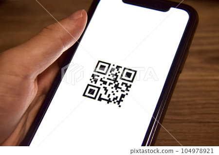 二維碼和無現金支付圖片 104978921