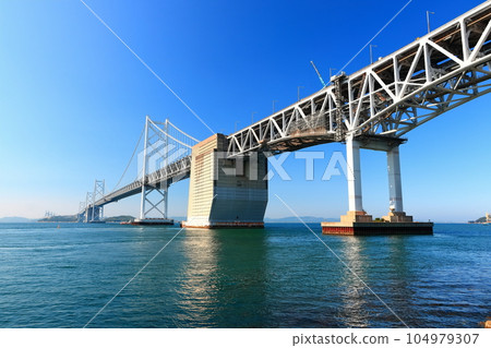 [香川縣]從瀨戶大橋紀念公園（瀨戶大橋）看到的 104979307