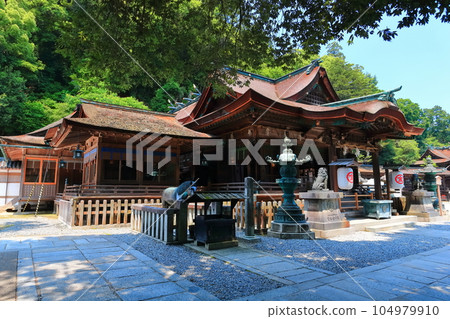 [Kagawa Prefecture] Early morning "Konpira-san" Kotohira-gu Shrine (main hall of worship, Mihotsuhime Shrine) 104979910