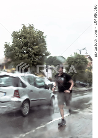 Man running Man running 104980560