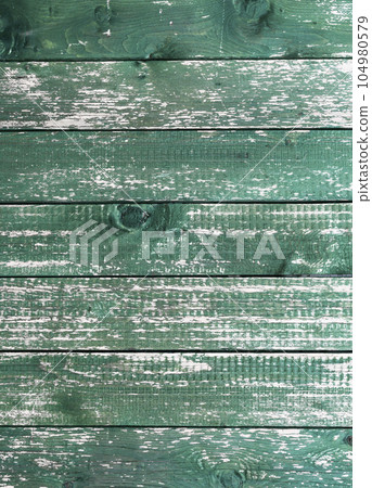 Wooden green planks 104980579