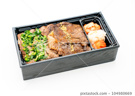 Kuroge Wagyu Beef Salt Kalbi Bento 104980669