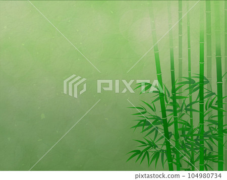 有竹葉和陰影的風景 104980734