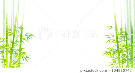 Landscape with bamboo leaves and shadows Landscape with bamboo leaves and shadows 104980743
