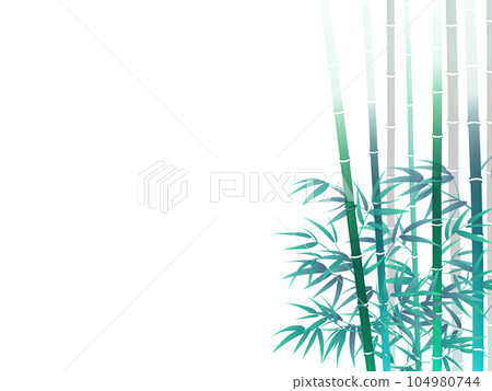 有竹葉和陰影的風景 104980744