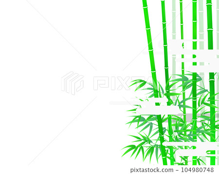 Landscape with bamboo leaves and shadows Landscape with bamboo leaves and shadows 104980748