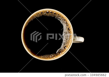 close up coffee cup clock background the good morning close up coffee cup clock background the good morning 104985662