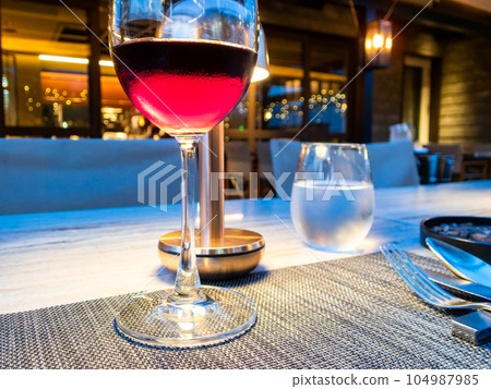 A Moody Moment on the Veranda Delicious Red Wine 104987985