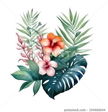 jungle, summer, watercolor, tropical, nature, illustration, plant, leaf, botanical, background, wallpaper, palm, forest, foliage, green, tropic, tree, exotic, paradise, decoration, hawaii, art, jungle, summer, watercolor, tropical, nature, illustration, plant, leaf, botanical, background, wallpaper, palm, forest, foliage, green, tropic, tree, exotic, paradise, decoration, hawaii, art, 104988044