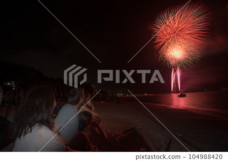 Ocean Expo Fireworks 2023 104988420