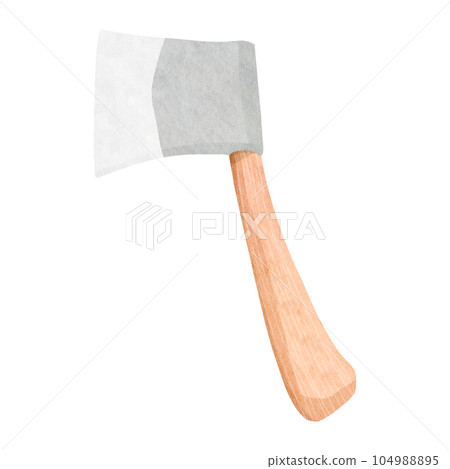 Axe watercolor 104988895