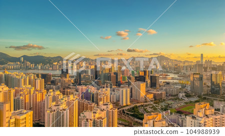 July 12 2023 the estate at the Kowloon bay, Hong kong July 12 2023 the estate at the Kowloon bay, Hong kong 104988939
