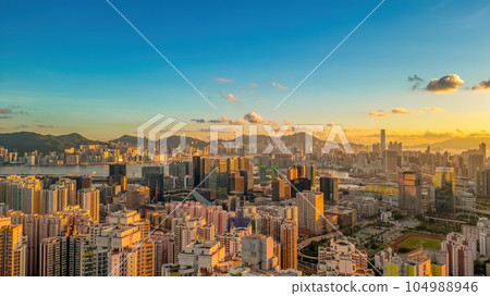 July 12 2023 the estate at the Kowloon bay, Hong kong July 12 2023 the estate at the Kowloon bay, Hong kong 104988946
