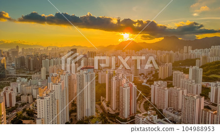 July 12 2023 the estate at the Kowloon bay, Hong kong July 12 2023 the estate at the Kowloon bay, Hong kong 104988953