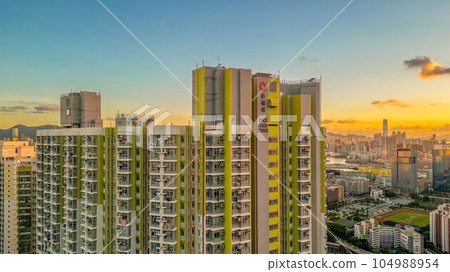 July 12 2023 the estate at the Kowloon bay, Hong kong 104988954