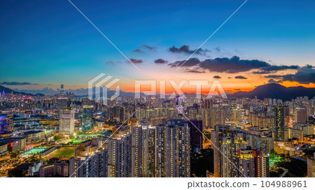 July 12 2023 the estate at the Kowloon bay, Hong kong 104988961