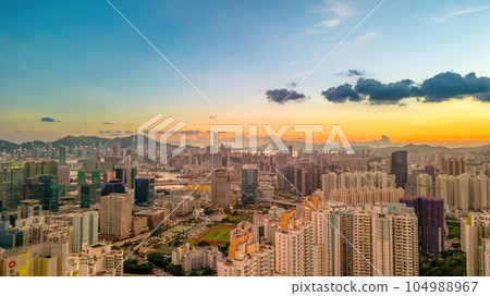 July 12 2023 the estate at the Kowloon bay, Hong kong July 12 2023 the estate at the Kowloon bay, Hong kong 104988967