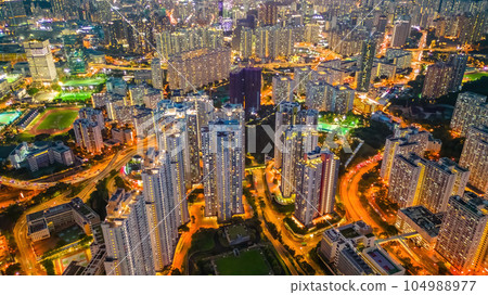July 12 2023 the estate at the Kowloon bay, Hong kong July 12 2023 the estate at the Kowloon bay, Hong kong 104988977