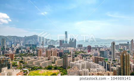 Picturesque landscape of Ho Man Tin in Kowloon, hk July 14 2023 Picturesque landscape of Ho Man Tin in Kowloon, hk July 14 2023 104989141