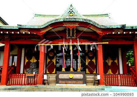 Worship hall of Anamori Inari Shrine in Ota Ward 104990093