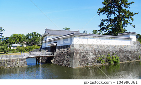 關東八州之一神奈川縣小田原市小田原城遺址的夏天 關東八州之一神奈川縣小田原市小田原城遺址的夏天 104990361