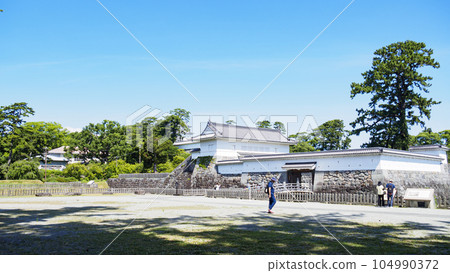 Summer at the ruins of Odawara Castle in Odawara City, Kanagawa Prefecture, one of the eight states of Kanto Summer at the ruins of Odawara Castle in Odawara City, Kanagawa Prefecture, one of the eight states of Kanto 104990372