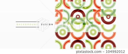 Colorful circle abstract background. Template for wallpaper, banner, presentation, background Colorful circle abstract background. Template for wallpaper, banner, presentation, background 104992012