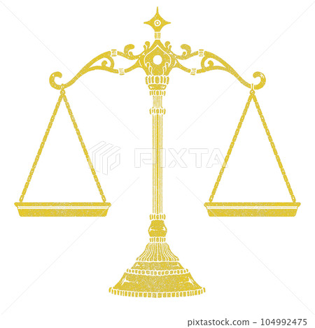 古董天平（單件）/金箔印章 104992475