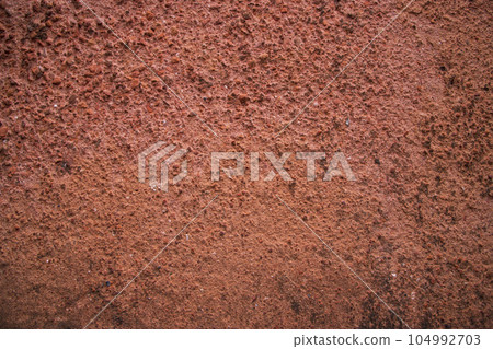 Old  brick wall red plaster texture can be used as a background wallpaper 104992703