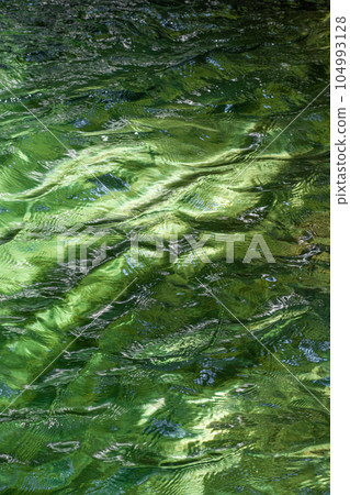 Emerald green water surface background material Emerald green water surface background material 104993128