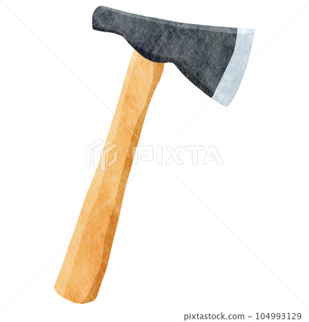 Watercolor Axe Illustrations 104993129