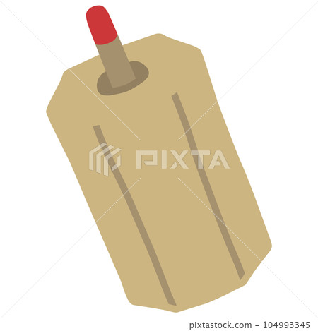 Illustration of a simple deformed omikuji Illustration of a simple deformed omikuji 104993345