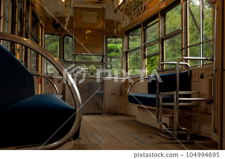 inside the old train inside the old train 104994695